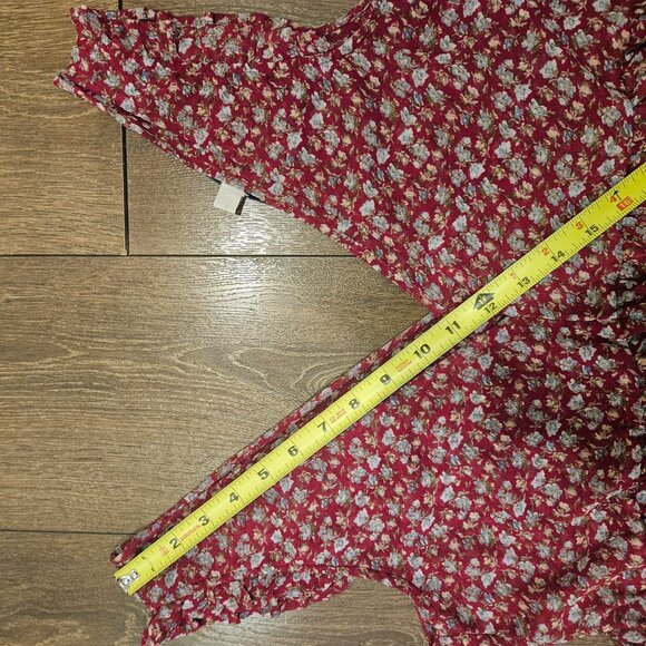 American Eagle Outfitters Floral Tank Top - Red and White - Picture 8 of 10